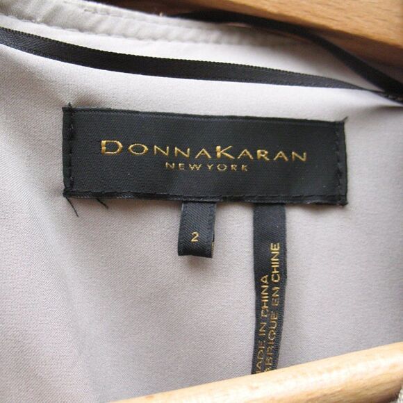 Gold Metallic Linen Blend Dress - Picture 8 of 9